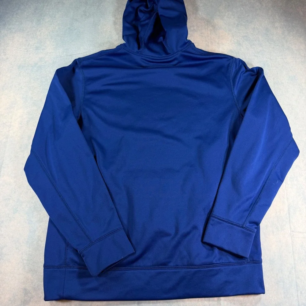 Nike New York Mets Hoodie Mens Medium Blue Excellent Therma-FIT MLB Sweatshirt